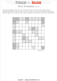 Number puzzle games number puzzles logic puzzles printable crossword puzzles printable numbers free printable sorority recommendation letter fill in puzzles research paper outline. Printable 10 By 10 Kakuro Math Addition Puzzles For Kids And Adults