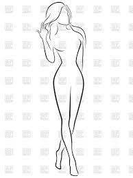 All of these woman body vector clipart resources are for free download on pngtree. Royalty Free Vector Image Of Outline Of Beautiful Woman 60267 Includes Graphic Collections Of Women And Peopl Free Vector Illustration Vector Artwork Clip Art