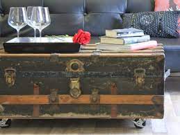 This one will work just great to set a cup of coffee and a book on! Antique Steamer Trunk Coffee Table Coffee Tables Ideas Coffee Table Trunk Steamer Trunk Coffee Table Coffee Table Inspiration