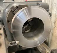 Today I had to make a bushing with a collar for a excavator ...