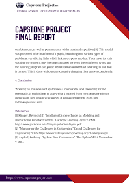 Mpa capstone project writing tips. Sample Capstone Paper Apa Format