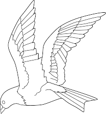 Flying Bird Cute Bird Drawing For Kids Flying Bird Coloring Page Free Clip Art Colorful Bird Tattoos Bird Drawings Bird Coloring Pages