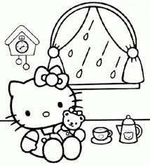 A beautiful picture full of hello kitty! Free Printable Baby Hello Kitty Coloring Pages For Kids Picture 17 550x607 Picture Hello Kitty Coloring Hello Kitty Colouring Pages Kitty Coloring
