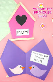 Homemade birthday cards homemade cards poinsettia cards send a card beautiful handmade cards stamping up cards mothers day. Mother S Day Birdhouse Card Mothers Day Card Template Mothers Day Crafts For Kids Easy Mother S Day Crafts