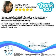 Klinik ini tak hanya menangani kesehatan gigi, tapi juga menyediakan poli umum. Klinik Pergigian My Smile Home Facebook
