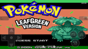 Pokemoon Leaf Green Version Free Gba Classic Game For Android Apk Download