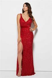 Pin By Rachel J On Wedding 2017 Red Sparkly Dress Red Sequin Dress Long Red Dress