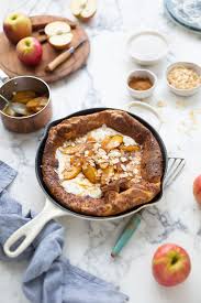 Dutch Baby Pancake With Caramelised Pink Lady Apples Cinnamon Recipe In 2020 Cinnamon Recipes Apple Cinnamon Recipes Sweet Breakfast