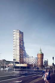 3xn Architects Reveal La Tour An Inclusive Building Expressing Identity Http Www Arch2o Com 3xn Architect Aarhus Hotel Architecture Skyscraper Architecture