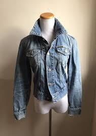 Vintage Diesel Denim Jacket Womens Cropped Jean Jacket Etsy Denim Jacket Women Denim Jacket Diesel Denim Jacket