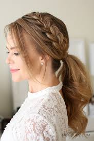 Discover 11 easy & cute ponytail hairstyles from braided ponytail, high ponytail to sleek ponytail ponytail styles are a classic hairstyle for a few reasons: Lace Braid Ponytail Missy Sue
