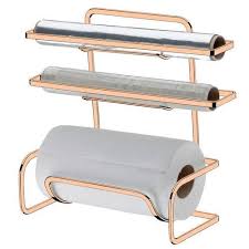 Support Pour Rouleau De Papier Serviette Aluminium Pvc De Banc Ou Un Mur In 2020 Rose Gold Kitchen Accessories Kitchen Decor Collections Gold Kitchen Accessories