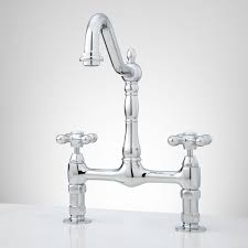 | bridge kitchen faucet w side sprayer two handle high arc spout brushed nickel. 180 Douglass Bridge Kitchen Faucet Cross Handles Material Brass W Brushed Nickel Finish Faucet Kitchen Faucet Bridge Faucet Kitchen Brass Kitchen Faucet