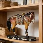 Amazon.com: BLACK FOREST DECOR War Paint Horse Sculpture ...