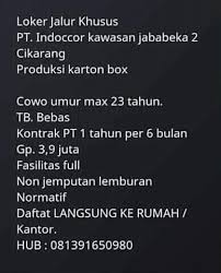 Sales executive dan cashier produk perkakas & furniture cabang naga tambun. Bursa Kerja Permindo Business Consultant Facebook