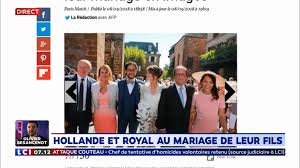 Europe 1 impertinent et inimitable, nicolas canteloup passe l'info à la moulinette de sa revue de presque sur. Francois Hollande Et Segolene Royal Au Mariage De Leur Fils Lci