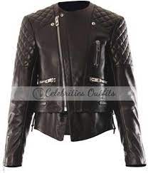 Kristen Stewart Balenciaga Black Quilted Biker Leather Jacket Balenciaga Leather Jacket Leather Jackets Women Leather Jacket