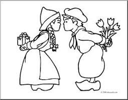 You can print or color them online at getdrawings.com for absolutely free. Clip Art Dutch Kids Coloring Page I Abcteach Com Abcteach