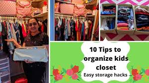 You'll just need this organizer, which securely hangs over a door (or you can choose to mount it with the included hardware). How To Organize Kids Closet Indian Kids Wardrobe Organization Diy Ideas Mom On The Go Youtube