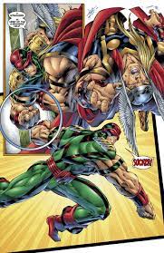 Wonder Man vs Thor in Avengers vol 2 #7 | Art by Ian Churchill, Lary  Stucker, Jon Sibal, Norm Rapmund & Andy Troy | Wonder man, Man vs, Comic  books art