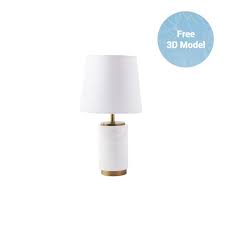 West Elm Pillar Table Lamp Free 3d Model Table Lamp Lamp Pillars
