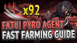 Fatui Pyro Agent All Locations FAST FARMING ROUTE | Genshin Impact 2.2 -  YouTube