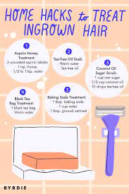 An ingrown hair happens when sharp tip of the hair curls back or grows sideways into the skin. 8 Diy Tips For Soothing And Preventing Ingrown Hairs Ingrown Hair Treat Ingrown Hair Ingrown Hair Remedies