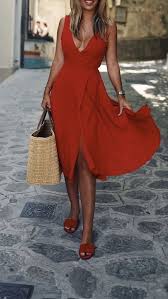 Alana Flowy Maxi Wrap Dress Beautiful Red Dresses Red Dress Casual Wrap Dress