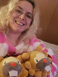 My lovely fiance handmade me a Bidoof for my birthday. We have an ongoing  joke about Bidoof booty because it is prominent in New Pokémon Snap 😂