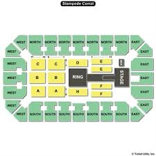 stampede corral seating chart seat numbers dare to dream at