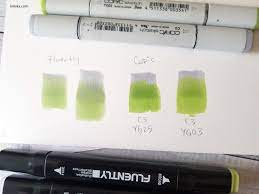 Swatching my new daiso illustration markers (essentially ¥100 copics) because it's hot, i've got new markers, and i wanna plan august's drawing practice. Review Daiso Fluently Marker Kiriska