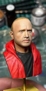 WIP. Jesse Pinkman, 3D print by Sid Naique , 200 mm