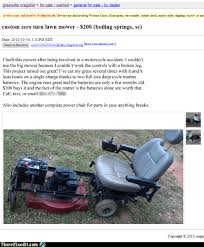 One early 80's craftsman riding lawn mower with an 11 horse power engine and 30″ mowing deck. The Custom Zero Turn Lawn Mower There I Fixed It White Trash Repairs