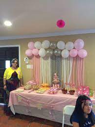 Pin By Lexy Tee On Baby Showers Ideas Simple Baby Shower Girl Baby Shower Decorations Baby Shower Decorations