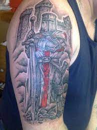 They have traded in their pecos for new dragon mounts and are ready to do some serious damage with an arsenal of new powerful attacks while also having the highest hp pool compared to other classes. Medieval Knight Templar Tattoo Knight Tattoo Tattoos Historical Tattoos