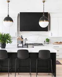 Modern And Sleek Matte Black And Gold Kitchen Accents Contemporary Style Kitchen Diy Kitchen Decor Gold Kitchen Accents