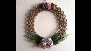 Making Door Ornament From Plastic Bottles Top Diy Pet Sise Kapaklarinda