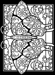 Disney stained glass coloring book Coloring Pages For Kids Printable Disney Stained Glass Coloring Pages