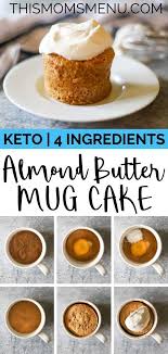 Keto Almond Butter Mug Cake Recipe Low Carb Recipes Dessert Keto Mug Cake Low Carb Desserts