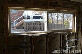 Obtain the new window or insert. Replacing An Old Garage Door With A Wall Lansdowne Life