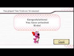 The mario kart wii characters are divided into light, medium, and heavy; Mario Kart Wii Deluxe Unlocking Birdo Youtube