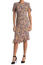 Betsey also converted an old, small hotel in mexico into a house which she rents out to interested people; Betsey Johnson Ditsy Floral Print Ruffle Hem Midi Dress Nordstrom Rack
