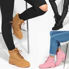Wildleder Schnürstiefel Faux Nubuk Schnürstiefel Combat