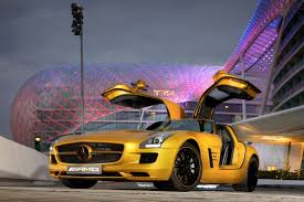 This Mercedes Benz Sls Amg Gold Sport Car Is Simply Awesome Mercedes Benz Sls Mercedes Benz Sls Amg Mercedes Car