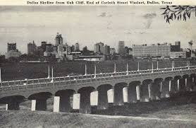 1940s View Of Downtown Dallas Texas From The Corinth Street Bridge Downtown Dallas Dallas Fort Worth Dallas
