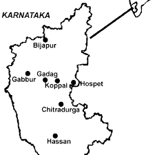 Map of karnataka area hotels: Map Of Karnataka And Places Where S Ponticeriana Was Spotted Download Scientific Diagram