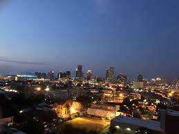 New Orleans Sky Line At Dusk Skyline City Lights New York Skyline