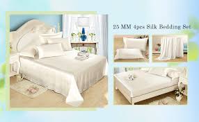 In fact, our mulberry silk pillowcase collection, sheets, and silk bedding can easily be laundered at home in your washing machine, or by hand wash. Amazon Com Lilysilk Natural Silk Sheets 25 Momme 100 Real Raw Mulberry Silk Cooling Luxury For Travel Silk Bed Sheets Twin Black Home Kitchen