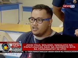 John Paul Solano, nakalaya na; papatunayan daw na inosente siya sa  pagkamatay ni Atio