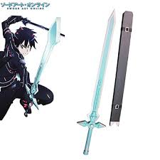 Wieso bin ich hier gelandet? Sword Art Online Kirito Schwert Holz Made With Holz Cosplay Kostume Stutzen Cosplaymade De